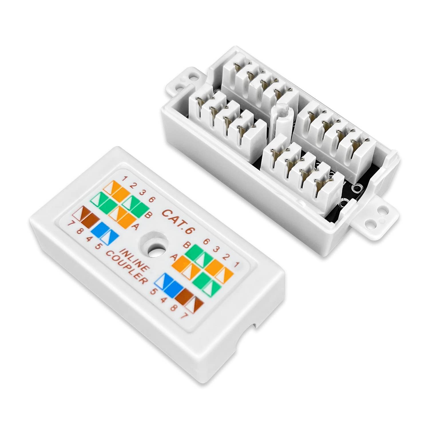 Scatola di Giunzione Ethernet Cat6 UTP - Techly Professional IWP-ADAP CBU6T