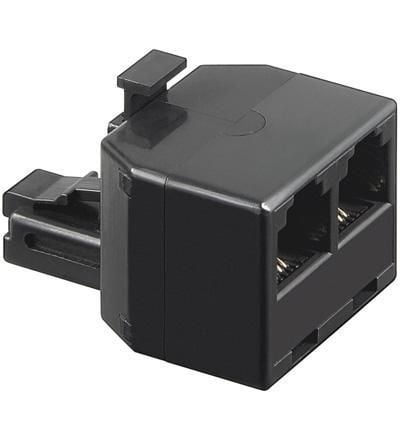 Accoppiatore telefonico duplex 6P4C M a 2x 6P4C F - Intellinet IWP-ADAP-13/40BK