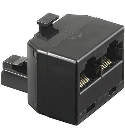 Accoppiatore telefonico 8P8C M a 2x 8P8C F - Goobay IWP-ADAP-13/80