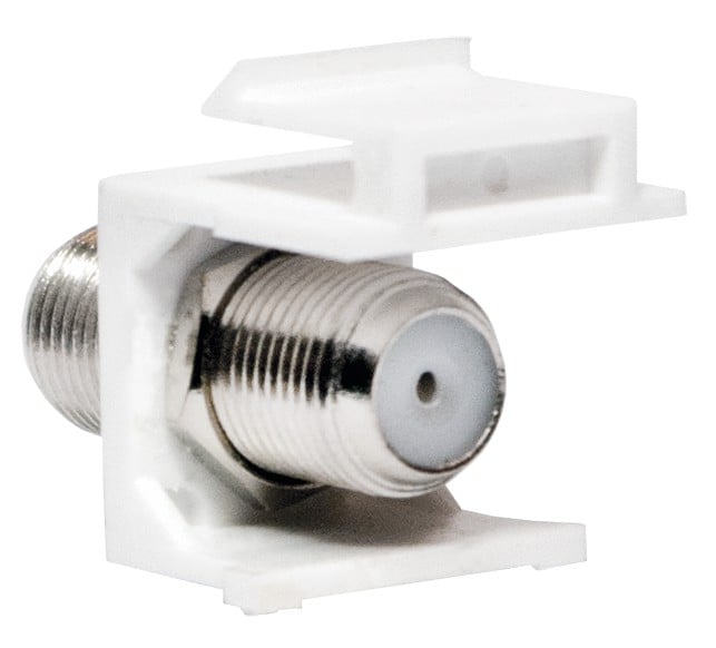 Adattatore Keystone BNC 75 Ohm F/F Bianco - Logilink IWP-ADAP-75OFW