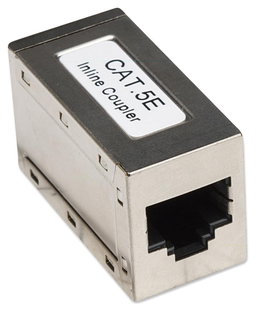 Shielded RJ 45 Coupler Cat 5 and F/F metal - Intellinet IWP-ADAP- 8 -SC