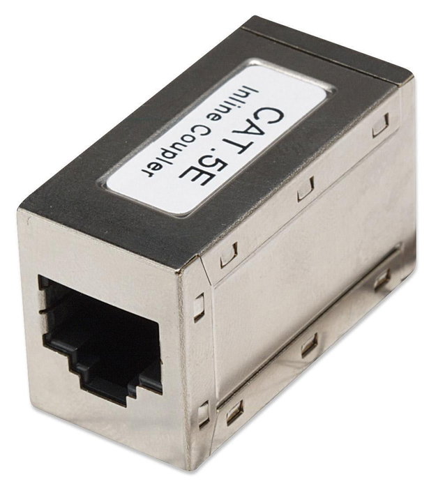 Accoppiatore RJ45 schermato Cat5e F/F metallo - Intellinet IWP-ADAP-8-SC