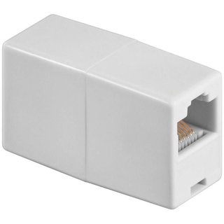 Telephone coupler 8 poly pin to pin RJ 45 F/F ivory - Intellinet IWP-ADAP- 8 / 8