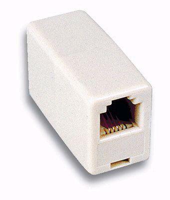 Accoppiatore Telefonico 8 poli Pin to Pin F/F Avorio - Intellinet IWP-ADAP-8/8