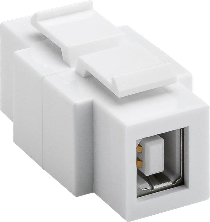 Adattatore Keystone USB2.0 A/B Installabile in Entrambi i Lati - Goobay IWP-ADAP-AFBF2