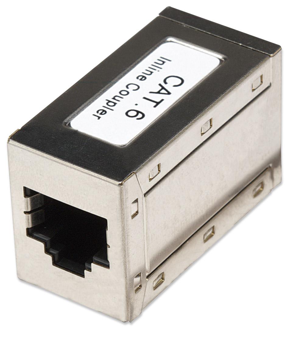 Accoppiatore RJ45 Cat6 8P8C Femmina/ Femmina, FTP, Silver - Intellinet IWP-ADAP-C6/S
