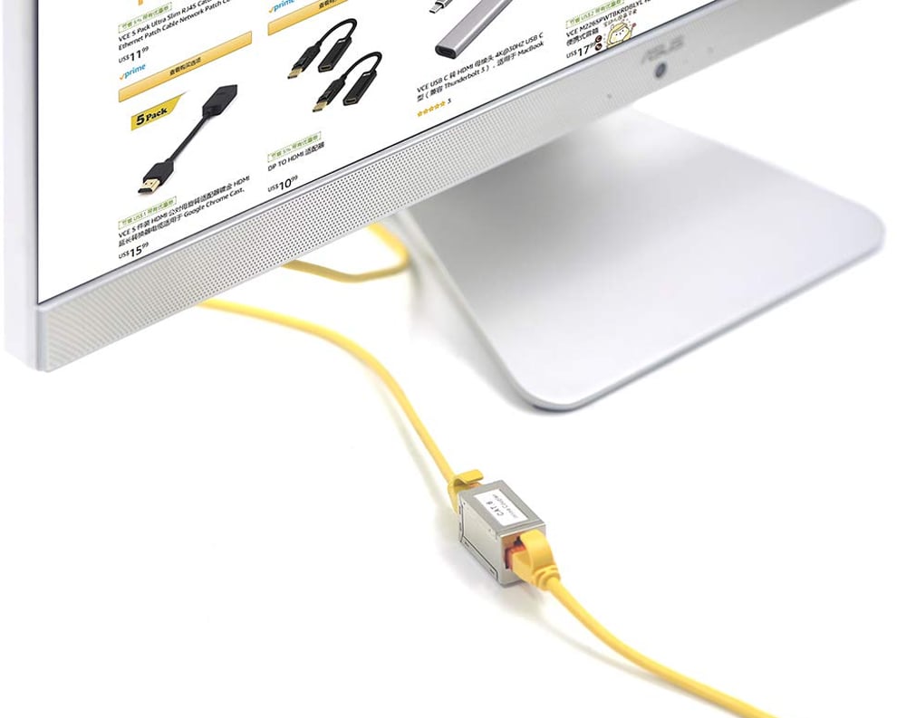 Accoppiatore RJ45 Cat6 8P8C Femmina/ Femmina, FTP, Silver - Intellinet IWP-ADAP-C6/S