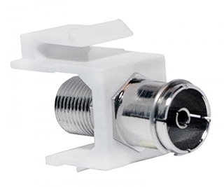 Adattatore Keystone IEC Femmina a F Femmina - Logilink IWP-ADAP-COAXFW