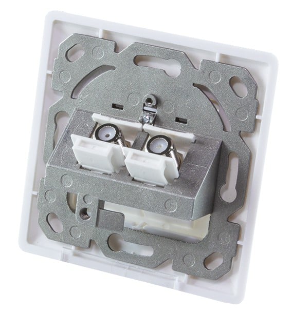 Adattatore Keystone IEC Femmina a F Femmina - Logilink IWP-ADAP-COAXFW
