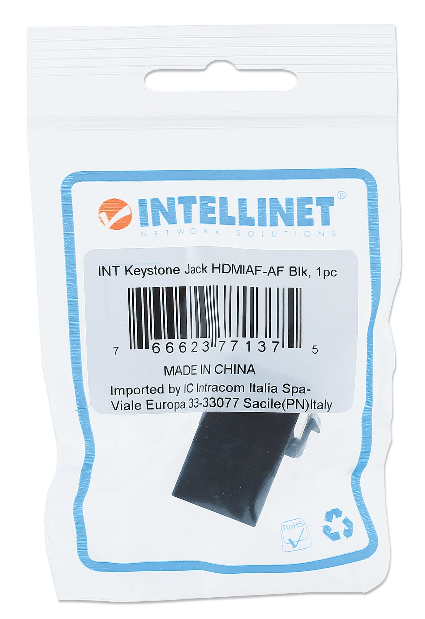 Accoppiatore HDMI F/F Keystone 4K - Intellinet IWP-ADAP-HDMIB