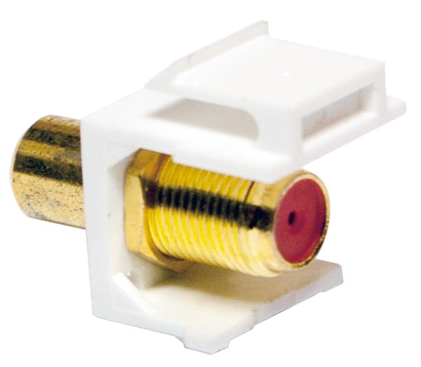 Adattatore Keystone RCA/F F/F Rosso - Logilink IWP-ADAP-RCA/FRF
