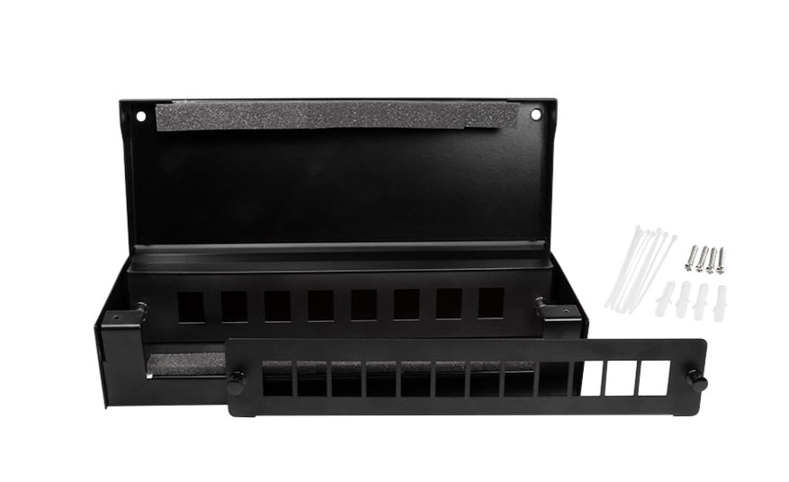8 or 12 Distribution Panel Keystone Doors - Logilink IWP-BOX SC- 12 B