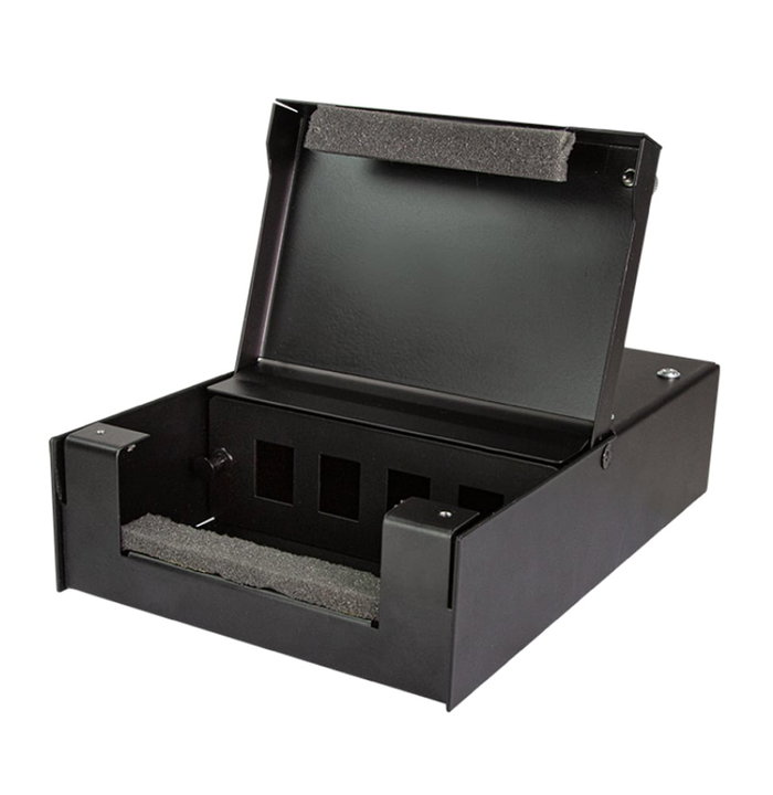 4 Distribution Box Black Doors - Logilink IWP-BOX SC- 48