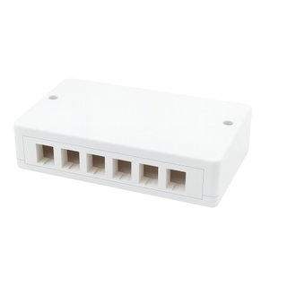 Box di Distribuzione 6/12 Porte Keystone - Techly Professional IWP-BOX SC-6T