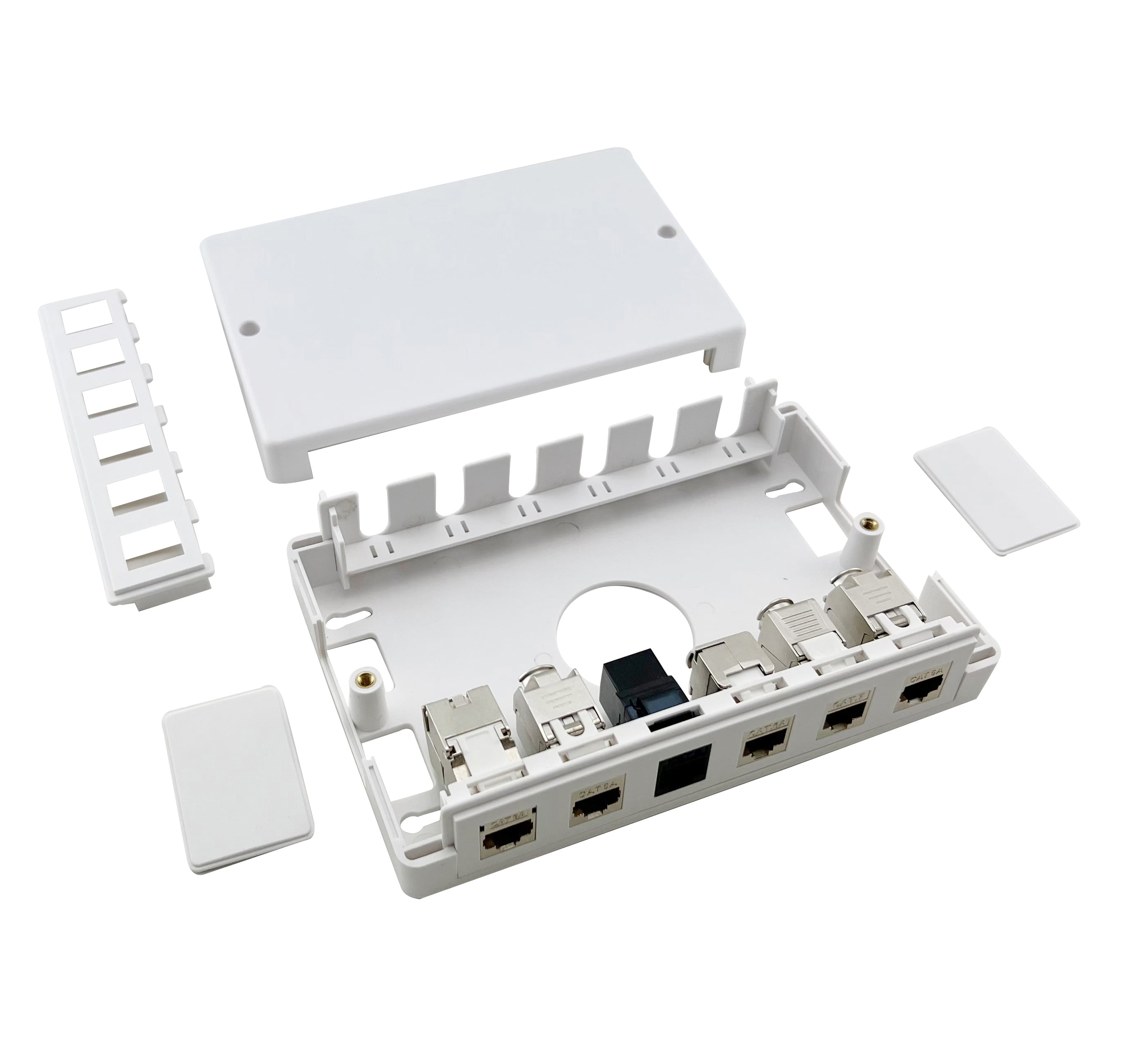Box di Distribuzione 6/12 porte Keystone - Techly Professional IWP-BOX SC-6T