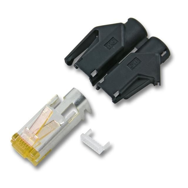 Plug RJ45 Cat6A Schermato tipo ''Hirose'' 10 Pz - IWP-CAT6ASYH