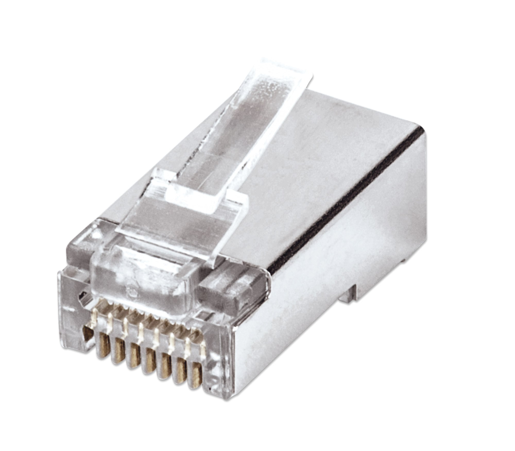 Confezione 50 Plug modulari RJ45 Passanti Cat6 FastCrimp - Intellinet IWP-CAT6S