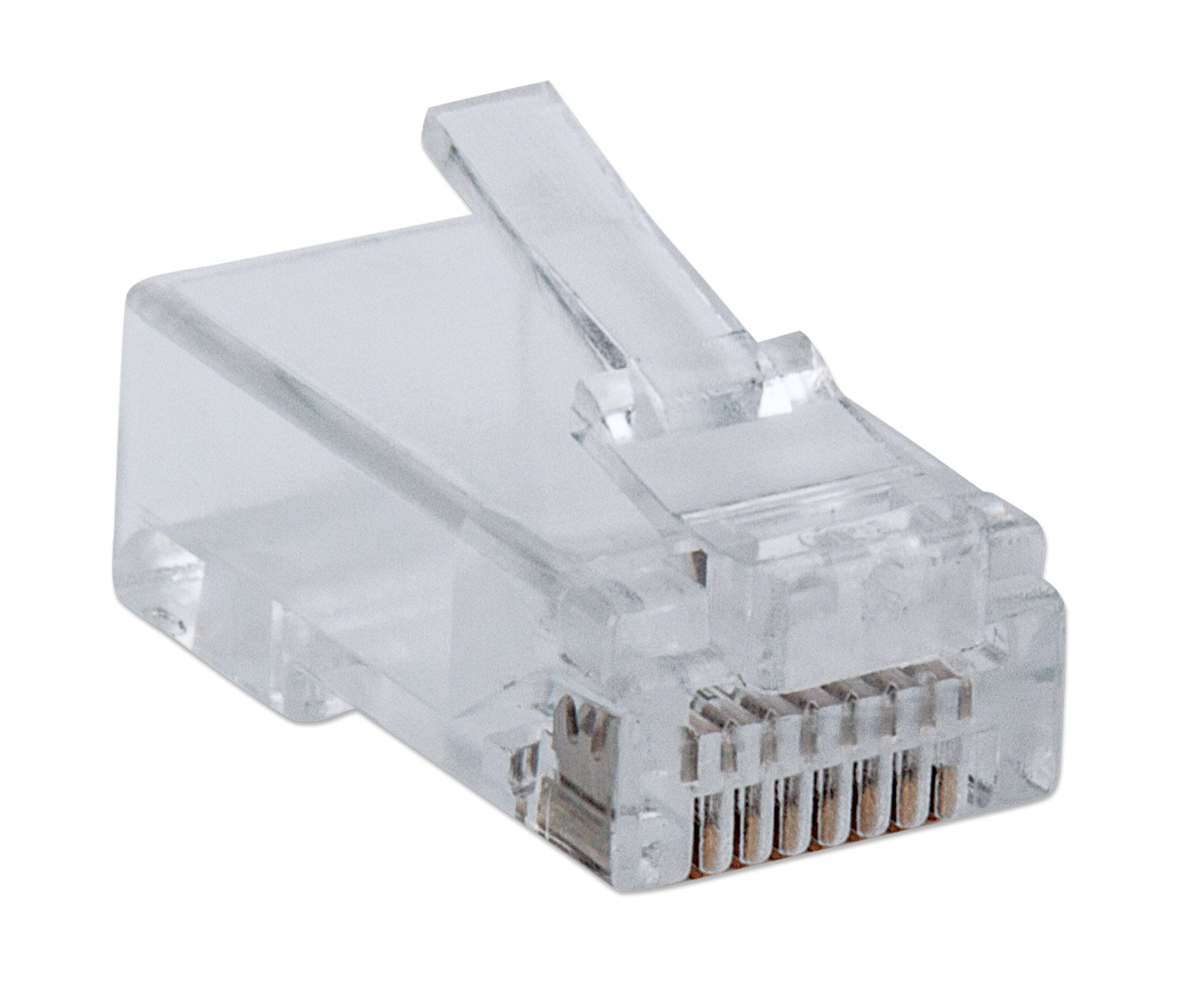 Confezione 50 plug modulari RJ45 passanti Cat6 FastCrimp - Intellinet IWP-CAT6U