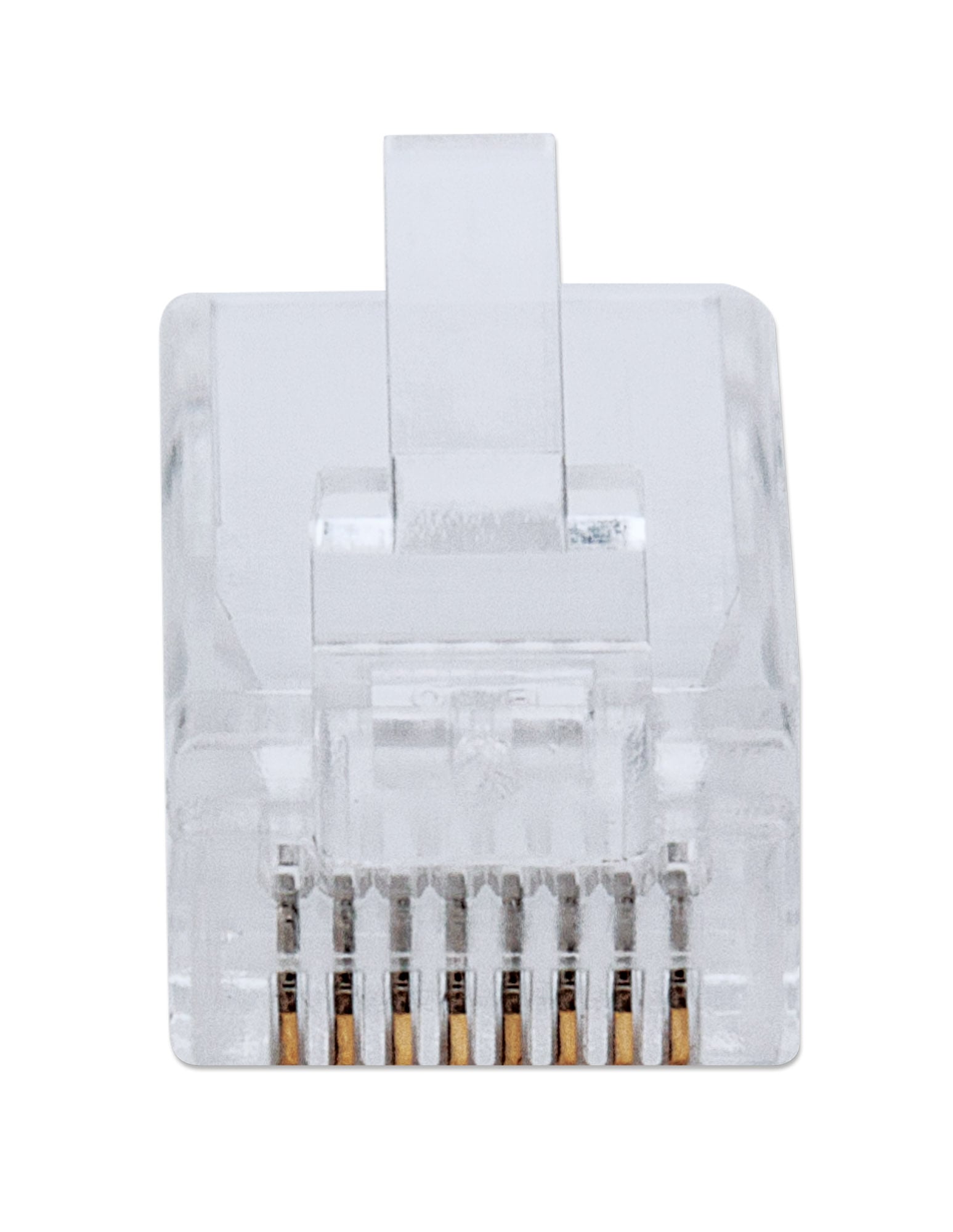 Confezione 100 Plug Modulari RJ45 Passante Cat6 FastCrimp UTP - Intellinet IWP-CAT6UJ