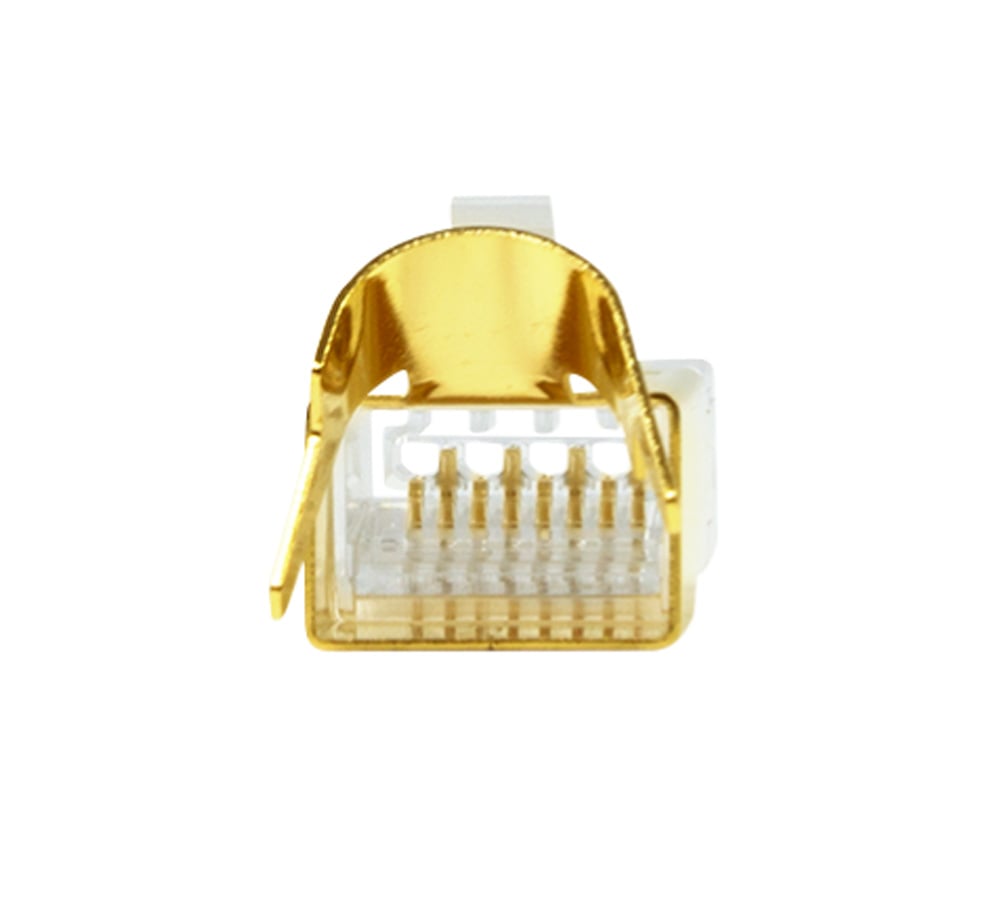 Plug Modulare Dorato RJ45 Cat8.1/Cat6A 10pz - Logilink IWP-CAT81-GOLD