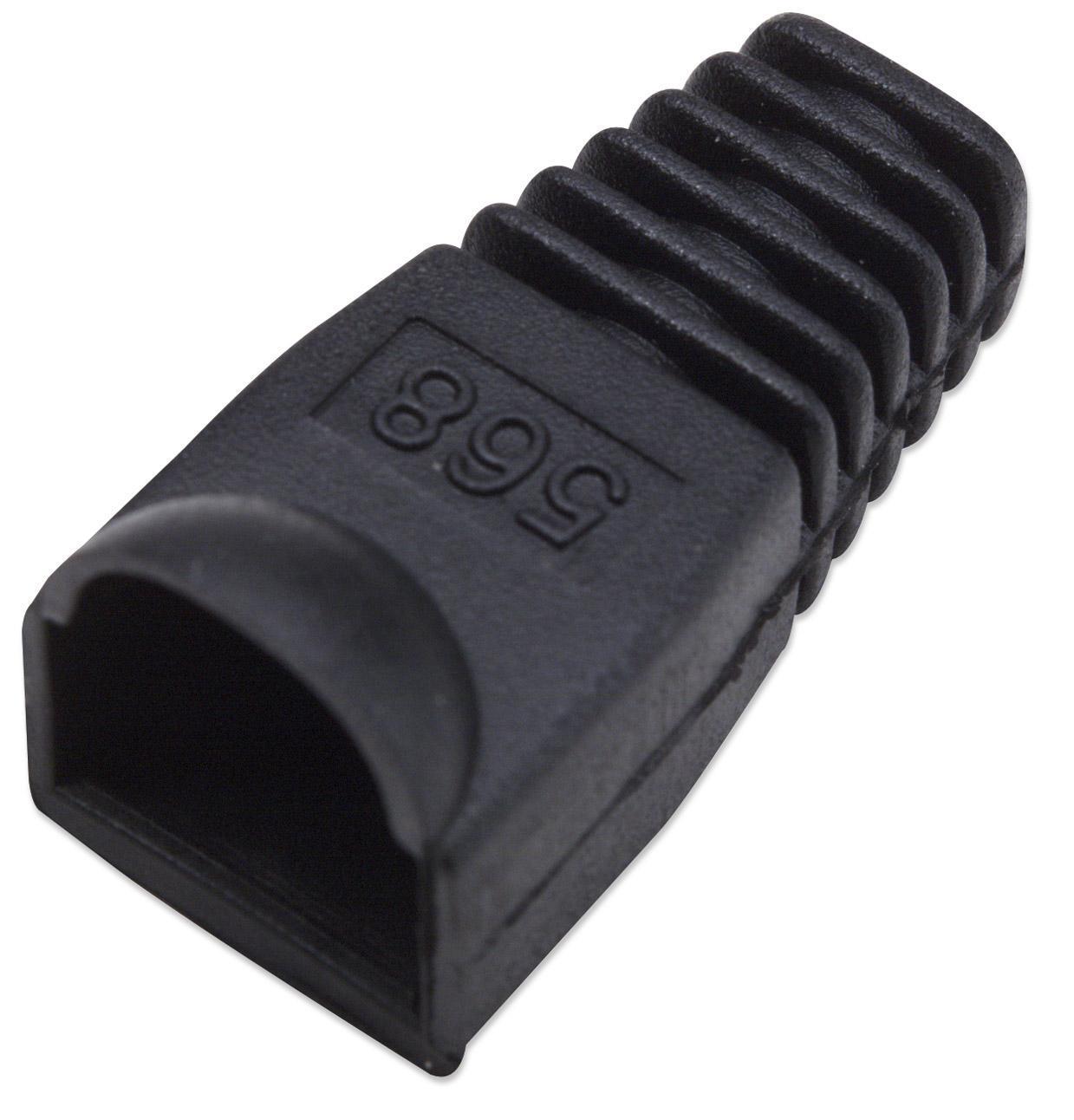 Connector cover for Plug RJ 45 6.2 mm Black - Intellinet IWP-CBOOT-BK