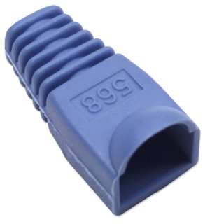Connector cover for Plug RJ 45 6.2 mm Blue - Intellinet IWP-CBOOT-BL