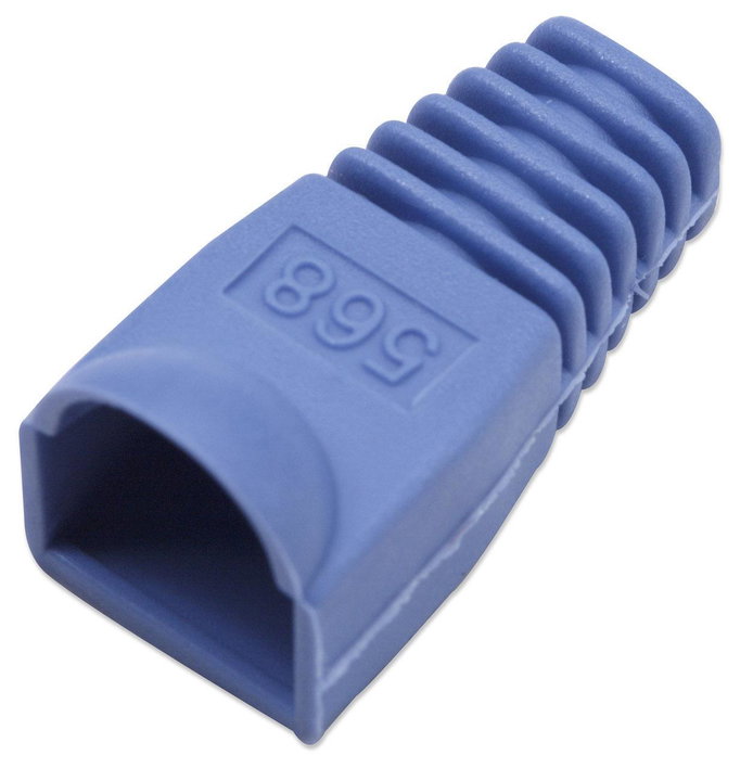 Connector cover for Plug RJ 45 6.2 mm Blue - Intellinet IWP-CBOOT-BL