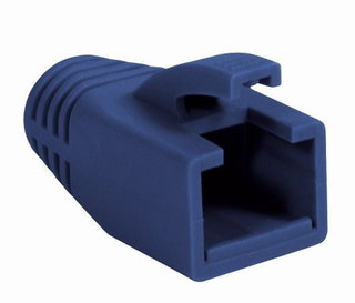 Connector cover for plug RJ 45 Cat 6 8 mm Blue (10 pcs) - Intellinet IWP-CBOOT-BLU 8