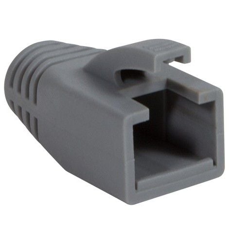 Copriconnettore per Plug RJ45 Cat6 8mm Grigio - Intellinet IWP-CBOOT-GRY8