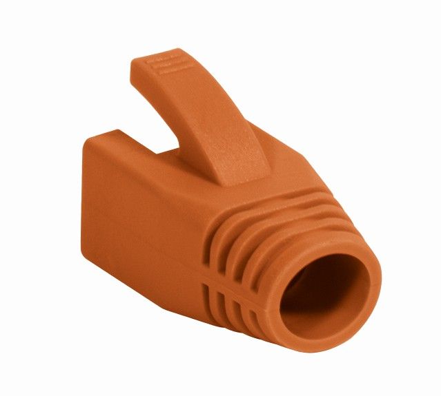 Copriconnettore per Plug RJ45 Cat6 8mm Arancione - Intellinet IWP-CBOOT-ORA8