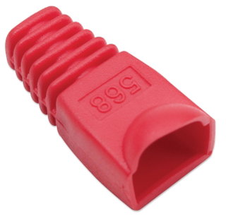 Connector cover for Plug RJ 45 6.2 mm Red - Intellinet IWP-CBOOT-RD