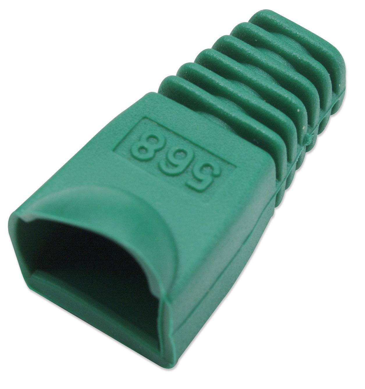 Copriconnettore per Plug RJ45 6.2mm Verde - Intellinet IWP-CBOOT-VE