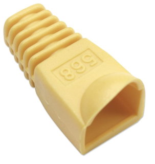 Connector cover for Plug RJ 45 6.2 mm Yellow - Intellinet IWP-CBOOT-YE