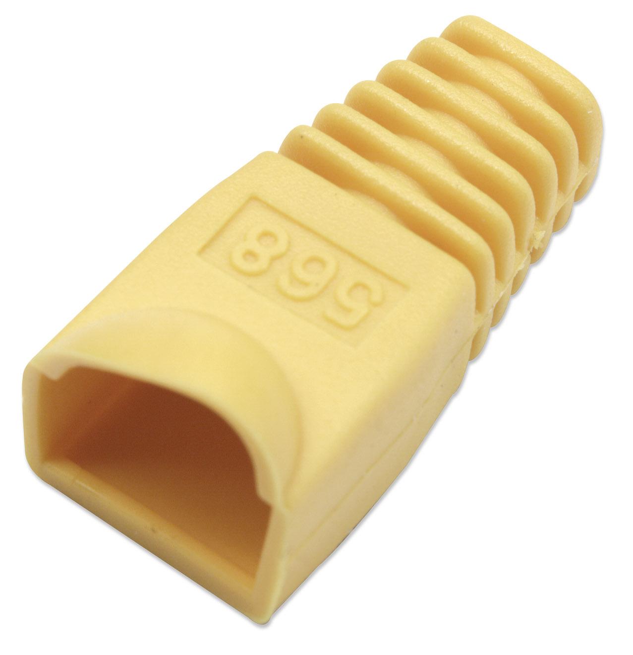Copriconnettore per Plug RJ45 6.2mm Giallo - Intellinet IWP-CBOOT-YE
