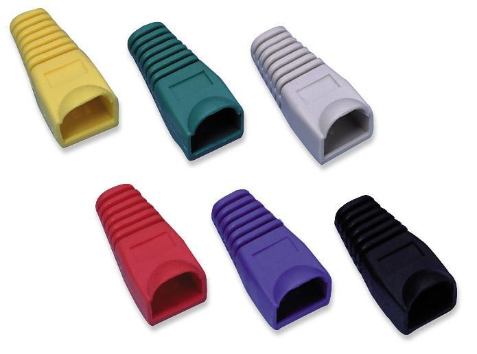 Copriconnettore per Plug RJ45 6.2mm Giallo - Intellinet IWP-CBOOT-YE