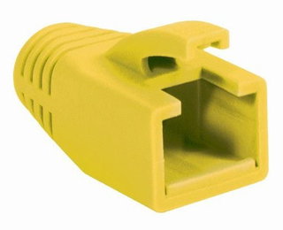 Connector cover for Plug RJ 45 Cat 6 8 mm Yellow - Intellinet IWP-CBOOT-YEL 8