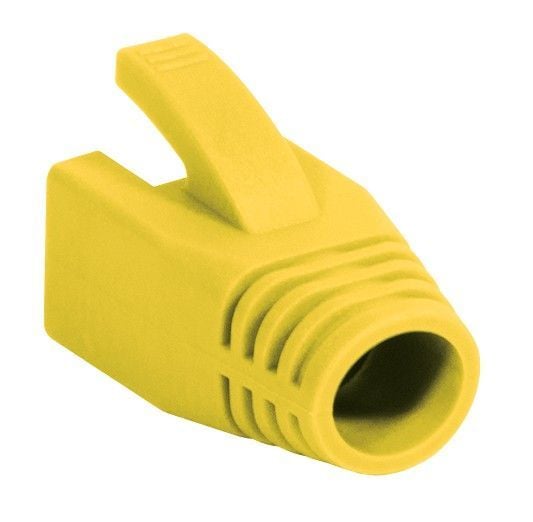 Copriconnettore per Plug RJ45 Cat6 8mm Giallo - Intellinet IWP-CBOOT-YEL8