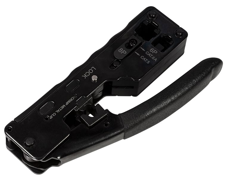 Pinza di Crimpatura per Cat5E Cat6 Cat6A Cat7 e RJ11/12 - Logilink IWP-HT 025