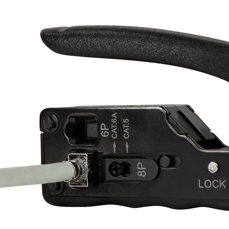 Pinza di Crimpatura per Cat5E Cat6 Cat6A Cat7 e RJ11/12 - Logilink IWP-HT 025