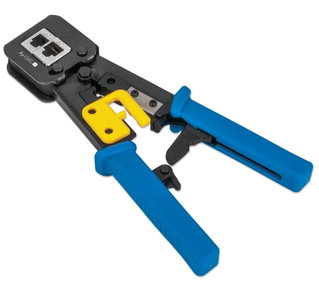 Pinza di Crimpatura per Plug Modulari Passanti - Techly Professional IWP-HT 310UT