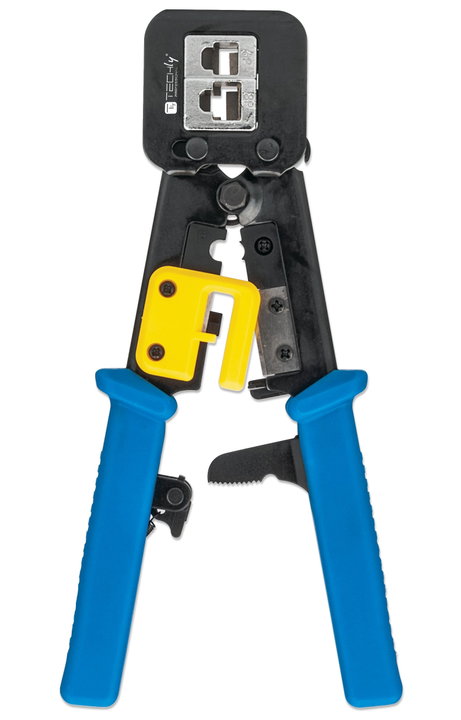 Pinza di Crimpatura per Plug Modulari Passanti - Techly Professional IWP-HT 310UT