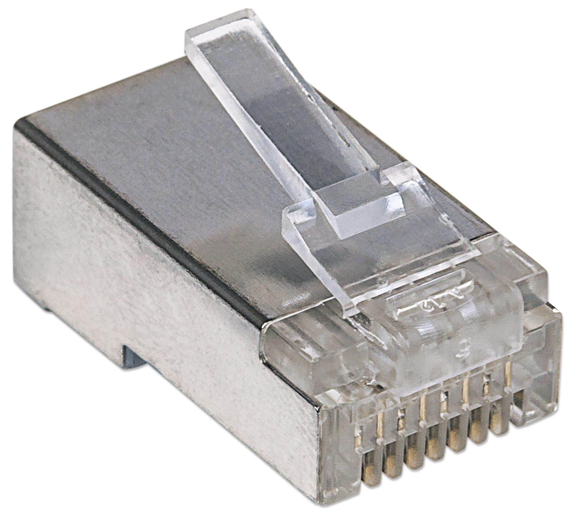 Confezione da 100 Plug Modulari RJ45 Cat5e STP - Intellinet IWP-JAR-C5RS