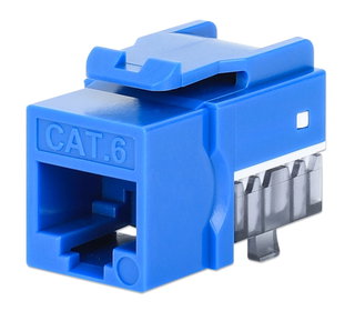 Fruit Keystone Slim Cat 6 for Punch-Down Cable 25 Blue - Intellinet IWP-JAR-C 6 BL
