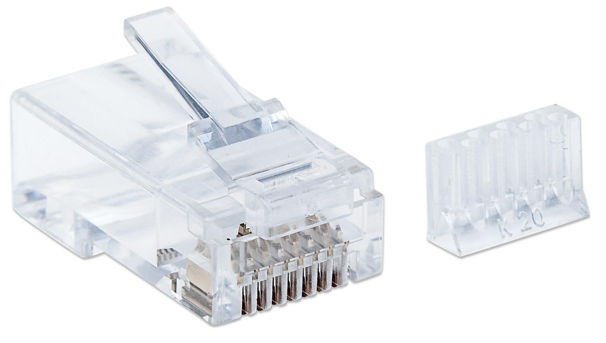 Confezione da 90 Plug Modulari Cat6 RJ45 UTP - Intellinet IWP-JAR-C6RU