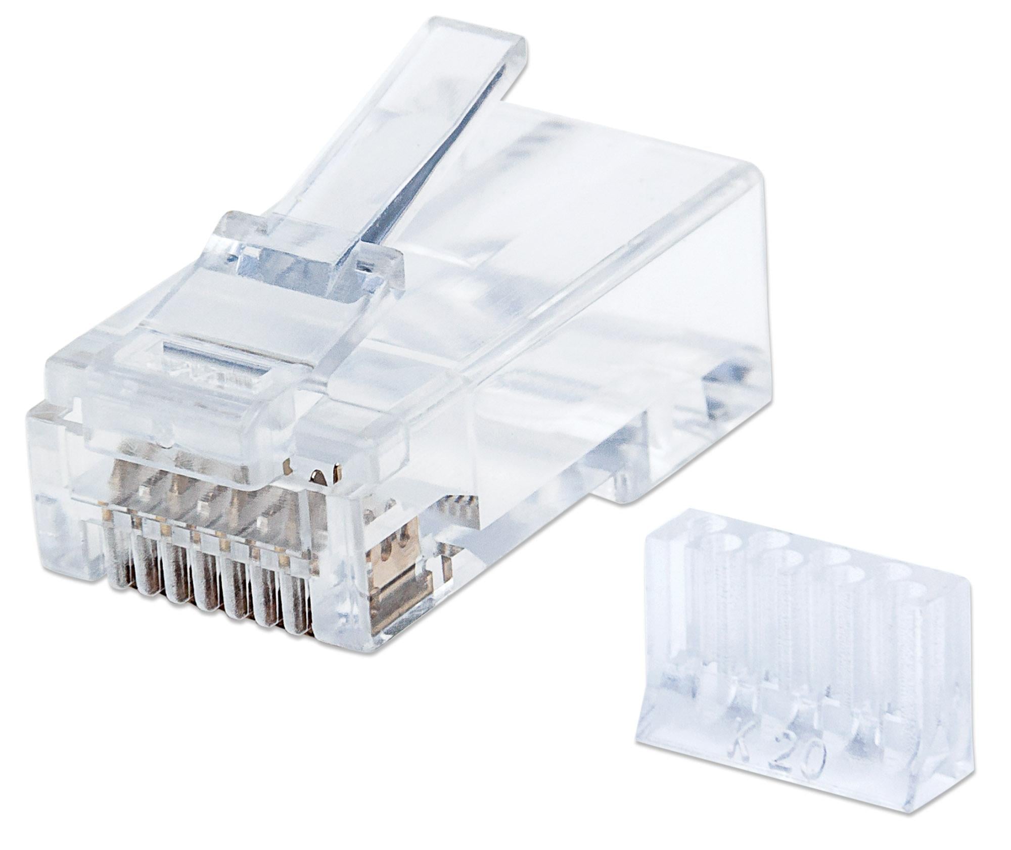 Confezione da 90 Plug Modulari Cat6 RJ45 UTP - Intellinet IWP-JAR-C6RU