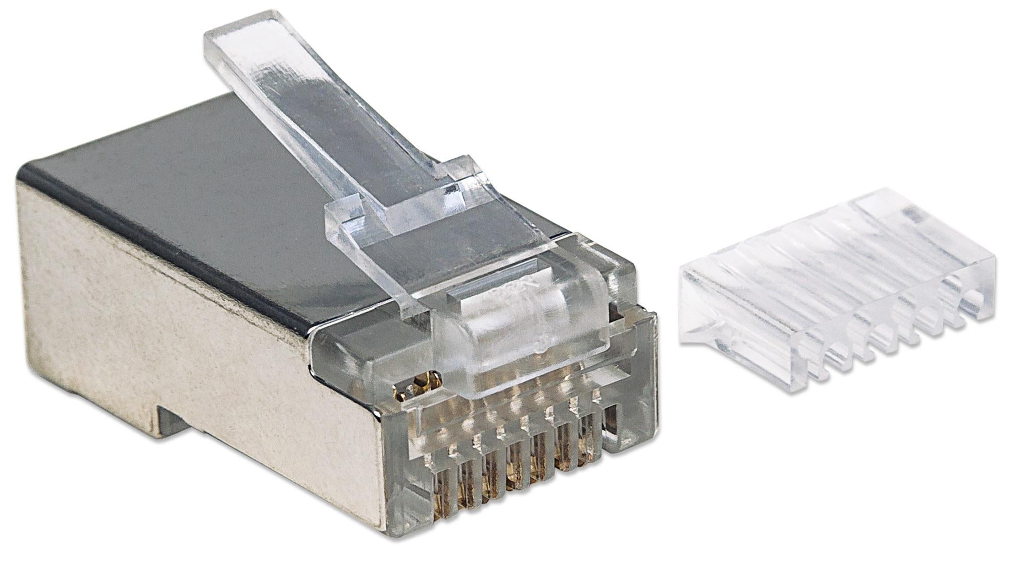 Confezione da 90 Plug Modulari Cat6 RJ45 STP - Intellinet IWP-JAR-C6SR