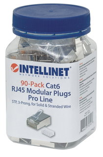 Set da 90 plug RJ45 Cat6 STP - Intellinet IWP-JAR-C6SRF