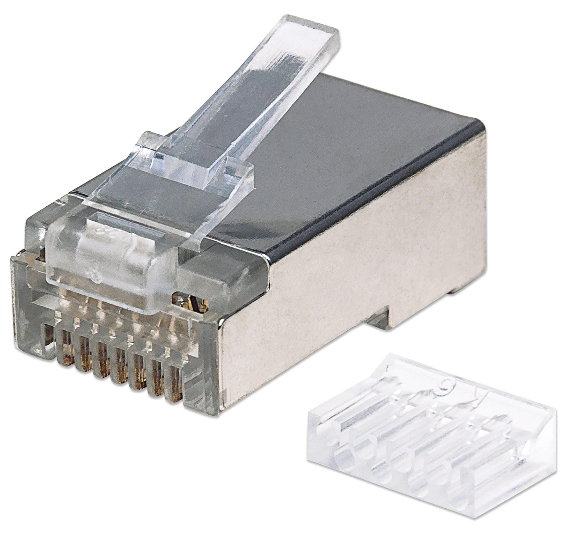 Set da 90 Plug Modulari Pro Line RJ45 Cat6 STP - Intellinet IWP-JAR-C6SRF