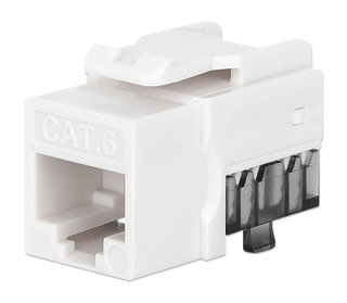 Fruit Keystone Slim Cat 6 for Cable Rigido Punch-Down 25 pcs White - Intellinet IWP-JAR-C 6 Wh