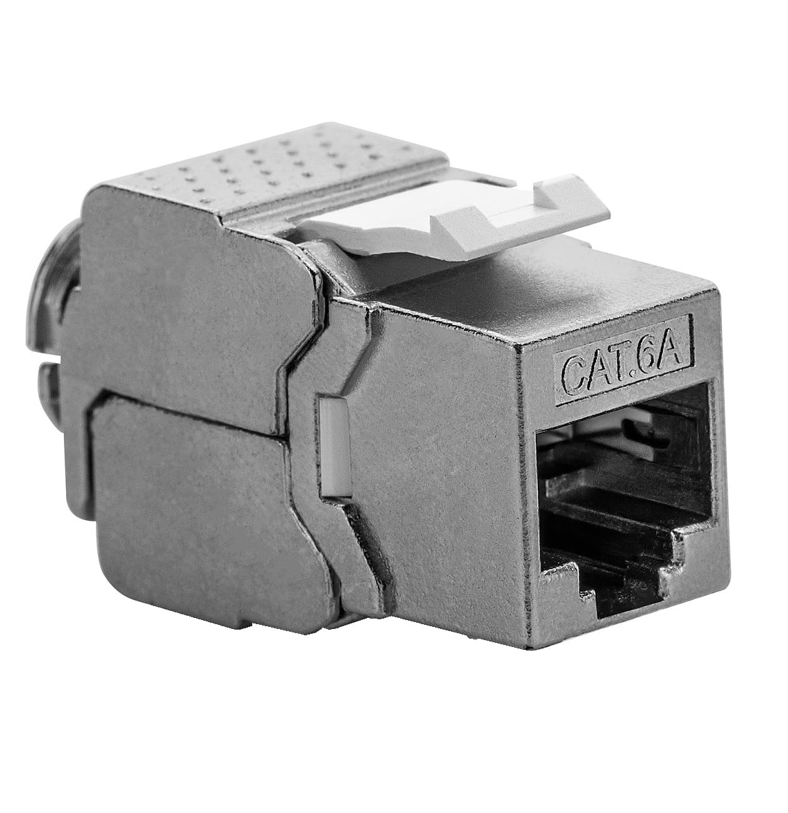 Frutto Keystone RJ45 Cat6A 10Gigabit STP 180° Tooless Slim - Intellinet IWP-MD 10G/STP-SL